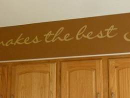 Hand lettered soffit by Ellen Leigh