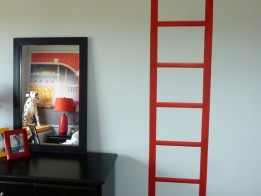 Firehouse ladder mural by Ellen Leigh