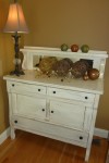 Sideboard, painted, distressed and glazed by Ellen Leigh