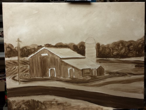 base values for barn painting by Ellen Leigh