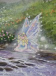 fairy landscape artwork painting by Michigan fine artist Ellen Leigh
