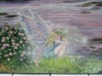 fairy landscape artwork painting by Michigan fine artist Ellen Leigh