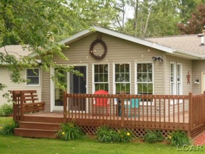 Sunroom and deck