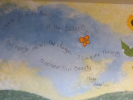 Giving Hope for the Future ~ mural for a shelter